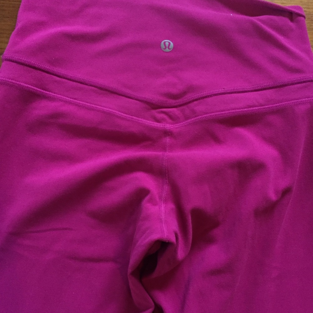 Lululemon original align pants 6 raspberry nulu - Picture 5 of 5